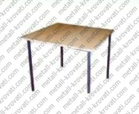 Стол пластиковый обеденный на металлокаркасе, крышка ДСП 16мм, кромка ПВХ 0,2мм 'СО-2'
